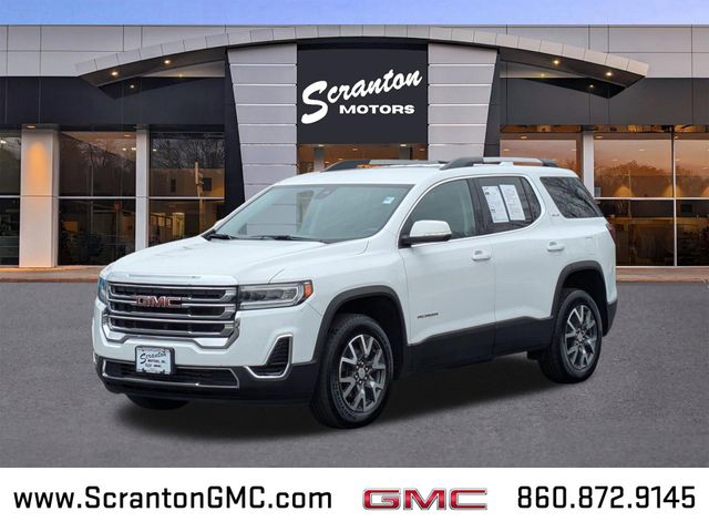 Summit White 2023 GMC Acadia SUV / Crossover Four-Wheel Drive 9-Speed Automatic