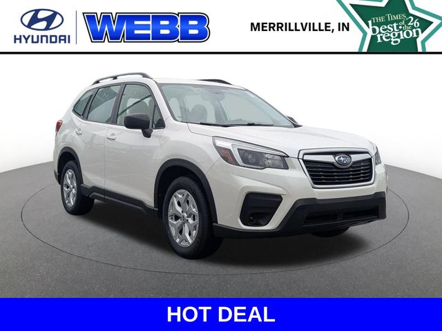 Crystal White Pearl 2021 Subaru Forester Crossover AWD SUV / Crossover All-Wheel Drive Continuously Variable Transmission