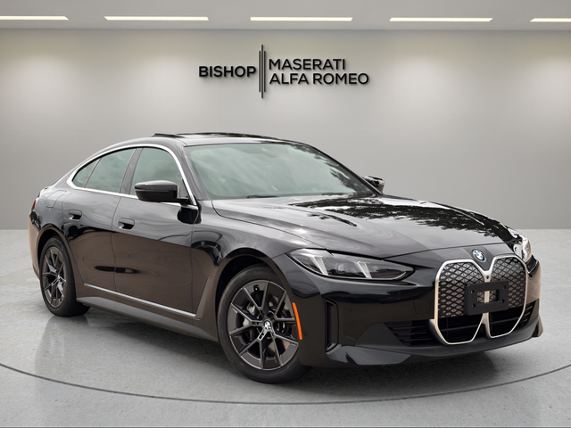 Black Sapphire Metallic 2025 BMW i4 Sedan All-Wheel Drive Automatic