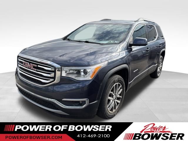 Blue Steel Metallic 2018 GMC Acadia SLE-2 AWD SUV / Crossover Four-Wheel Drive 6-Speed Automatic