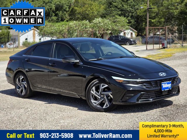Abyss Black 2025 Hyundai Elantra Sedan Front-Wheel Drive Continuously Variable Transmission