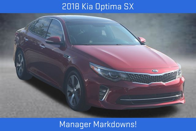 Remington Red Metallic 2018 Kia Optima Sedan Front-Wheel Drive 6-Speed Automatic