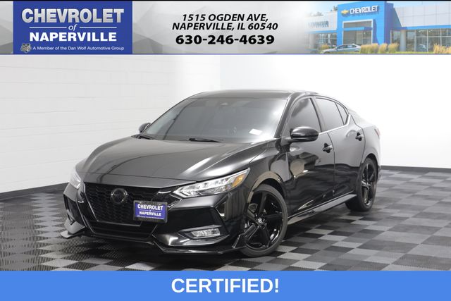 Super Black 2022 Nissan Sentra Sedan Front-Wheel Drive Continuously Variable Transmission