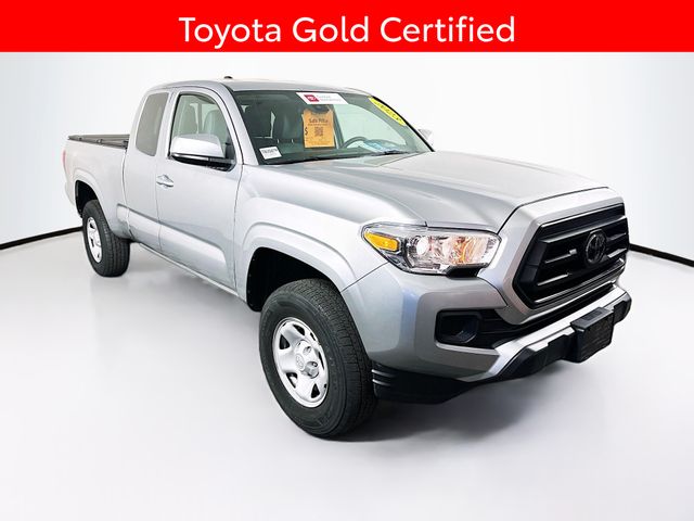 Celestial Silver Metallic 2023 Toyota Tacoma SR V6 Access Cab 4WD Pickup Truck Four-Wheel Drive 6-Speed Automatic
