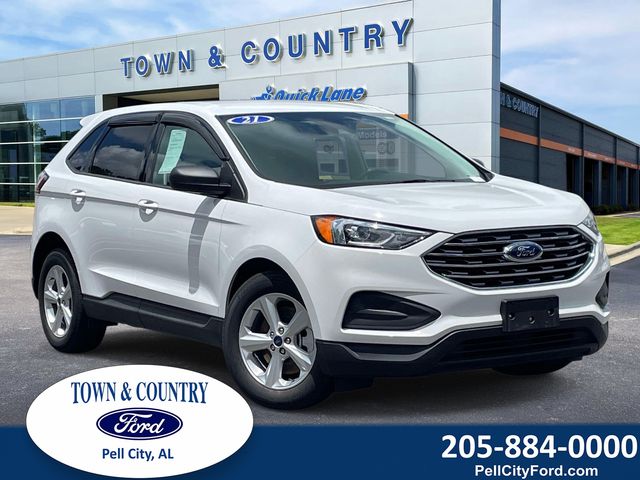 Oxford White 2021 Ford Edge SUV / Crossover Front-Wheel Drive 8-Speed Automatic