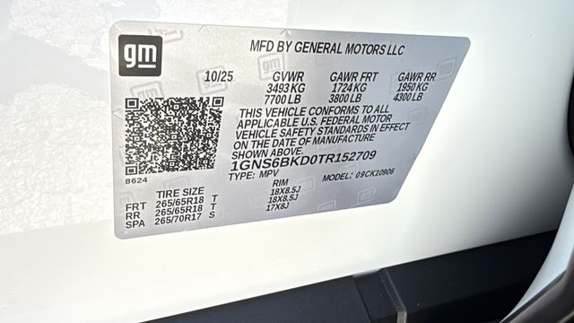 new 2026 Chevrolet Suburban car, priced at $67,000