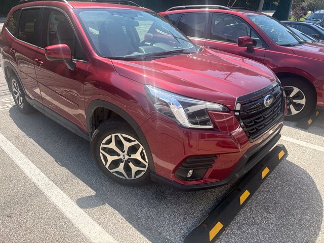 2024 Subaru Forester Premium Red at Rafferty Subaru