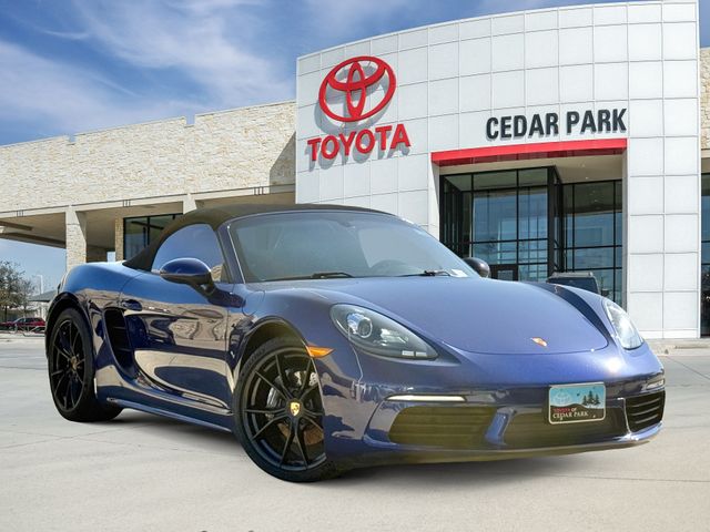 Gentian Blue Metallic 2020 Porsche 718 Boxster Convertible Rear-Wheel Drive 7-Speed Automatic