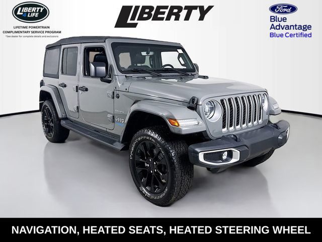 Sting-Gray Clearcoat 2021 Jeep Wrangler 4xe SUV / Crossover Four-Wheel Drive 8-Speed Automatic