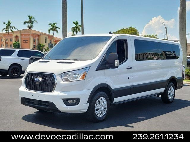 Oxford White 2021 Ford Transit Passenger Van Rear-Wheel Drive Automatic