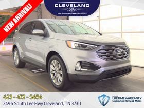 Silver Metallic 2024 Ford Edge Titanium AWD SUV / Crossover All-Wheel Drive 8-Speed Automatic
