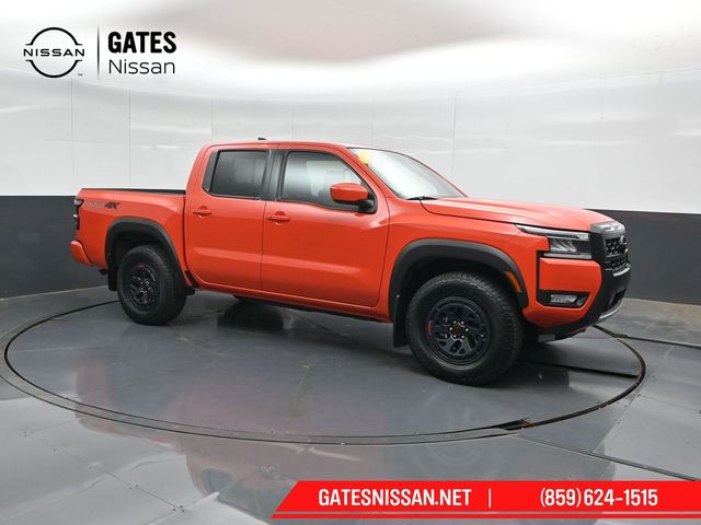 Afterburn Orange 2025 Nissan Frontier Pickup Truck Four-Wheel Drive 9-Speed Automatic Overdrive