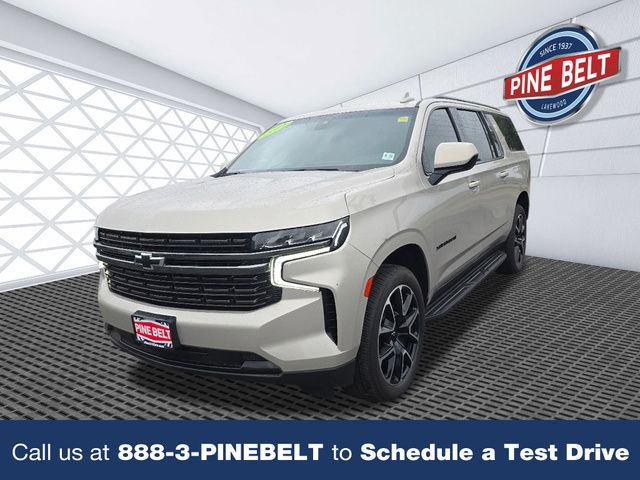 Brown (Empire Beige Metallic) 2021 Chevrolet Suburban SUV / Crossover Four-Wheel Drive 