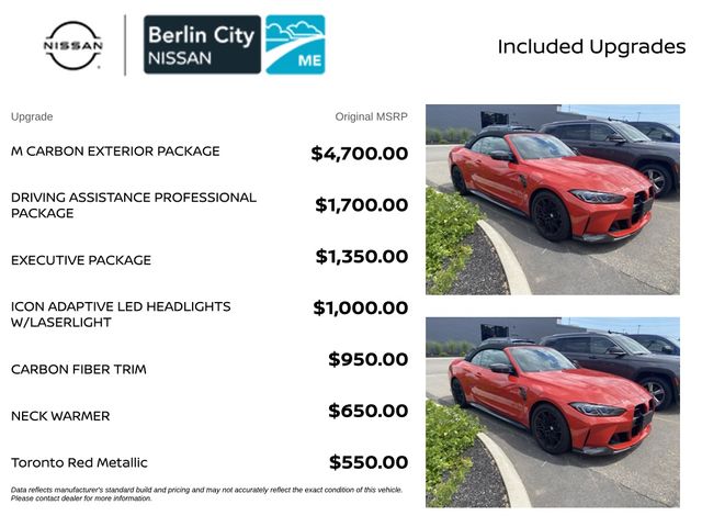 2022 BMW M4 Competition xDrive Convertible AWD