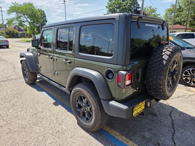 2021 Jeep Wrangler Unlimited Willys - Sarge Green Clearcoat exterior view 5