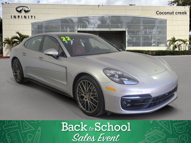 Silver 2022 Porsche Panamera Sedan Rear-Wheel Drive 8-Speed Automatic