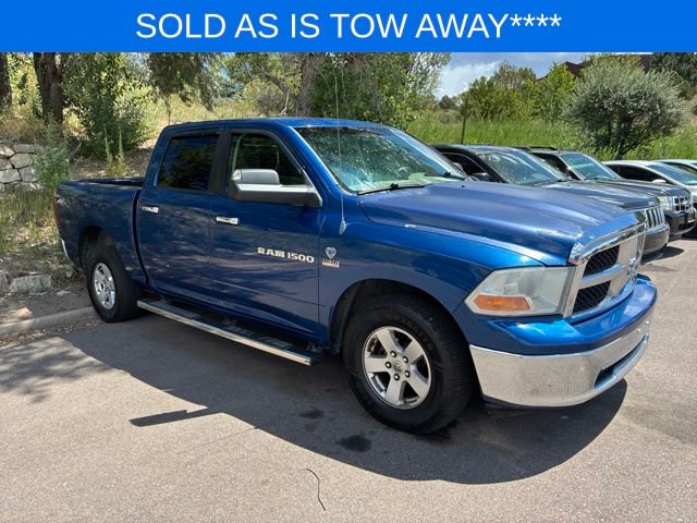 Deep Water Blue Pearlcoat 2011 RAM 1500 Pickup Truck Four-Wheel Drive 5-Speed Automatic