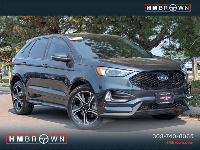 Blue Metallic 2023 Ford Edge SUV / Crossover All-Wheel Drive 7-Speed Automatic