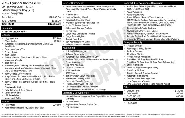 New 2025 Hyundai Santa Fe For Sale in Indianapolis, IN