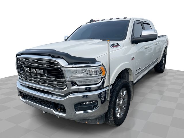 Pearl White 2021 RAM 2500 Limited Mega Cab 4WD Pickup Truck Four-Wheel Drive 6-Speed Automatic