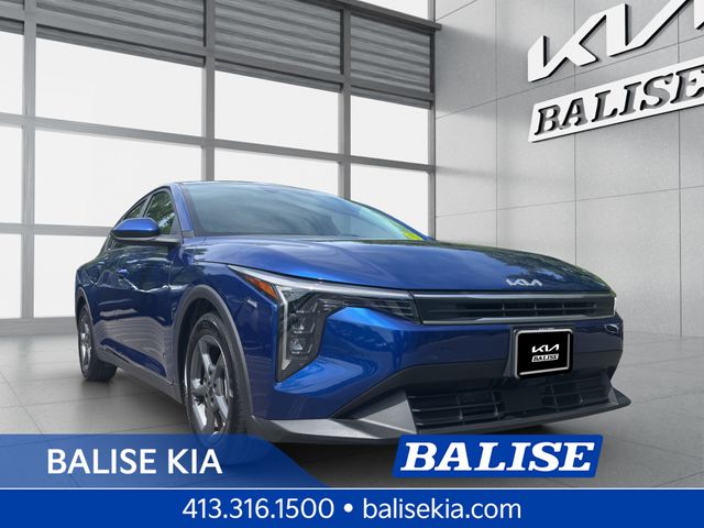 Deep Sea Blue 2025 Kia K4 LXS FWD Sedan Front-Wheel Drive Continuously Variable Transmission