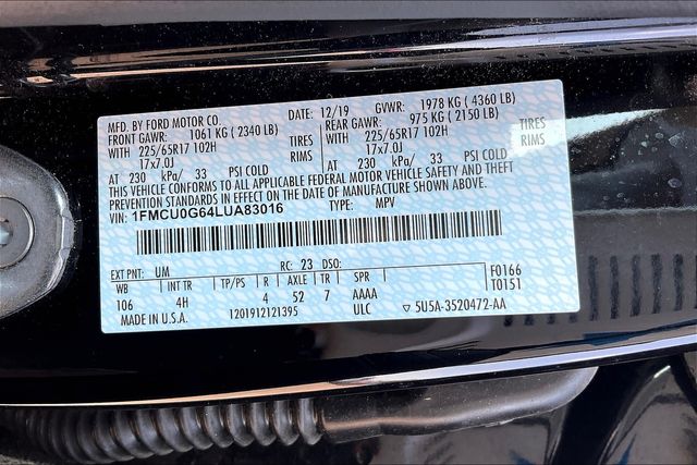 Used 2020 Ford Escape For Sale in OLIVE BRANCH, MS