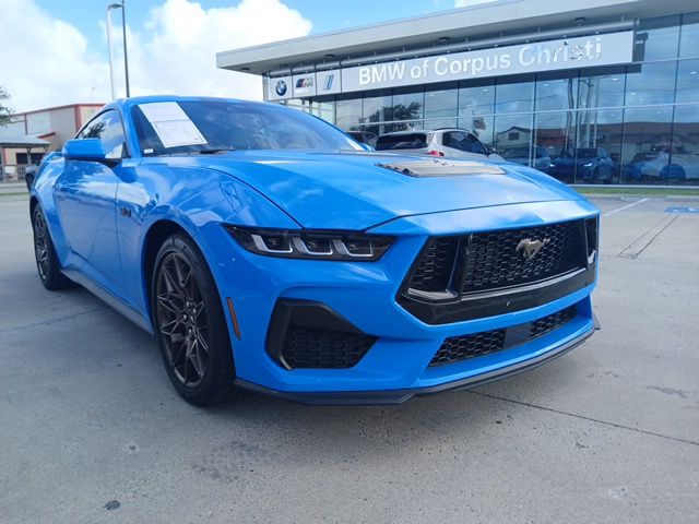 Grabber Blue Metallic 2024 Ford Mustang Coupe Rear-Wheel Drive 6-Speed Manual