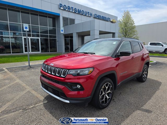 Red Hot Pearlcoat 2025 Jeep Compass SUV / Crossover Four-Wheel Drive 8-Speed Automatic