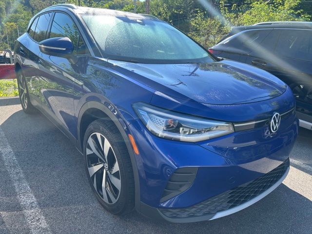 2022 Volkswagen ID.4 Pro S Blue at Sutliff Volkswagen