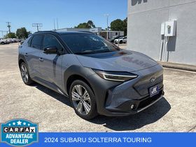 Harbor Mist Gray Pearl 2-Tone 2024 Subaru Solterra Touring AWD SUV / Crossover All-Wheel Drive 1-Speed Automatic