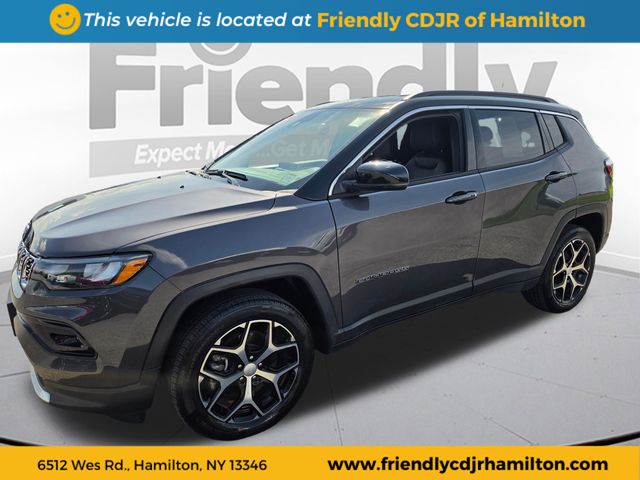 Baltic Gray Metallic Clearcoat 2024 Jeep Compass SUV / Crossover Four-Wheel Drive 8-Speed Automatic