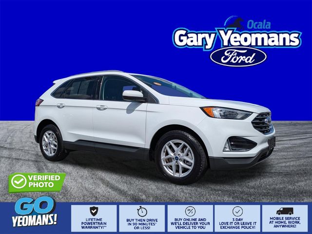 Oxford White 2022 Ford Edge SEL AWD SUV / Crossover All-Wheel Drive 8-Speed Automatic