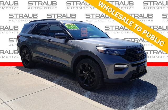 Gray Metallic 2023 Ford Explorer SUV / Crossover All-Wheel Drive Automatic