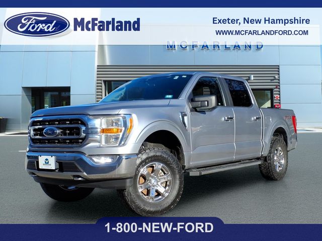 Iconic Silver Metallic 2021 Ford F-150 XLT SuperCrew 4WD Pickup Truck Four-Wheel Drive Automatic