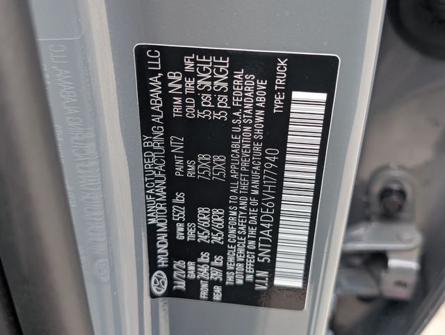 2027 Hyundai Santa Cruz SE  at Baytown Hyundai