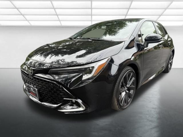 Midnight Black Metallic 2023 Toyota Corolla Hatchback Hatchback Front-Wheel Drive Continuously Variable Transmission
