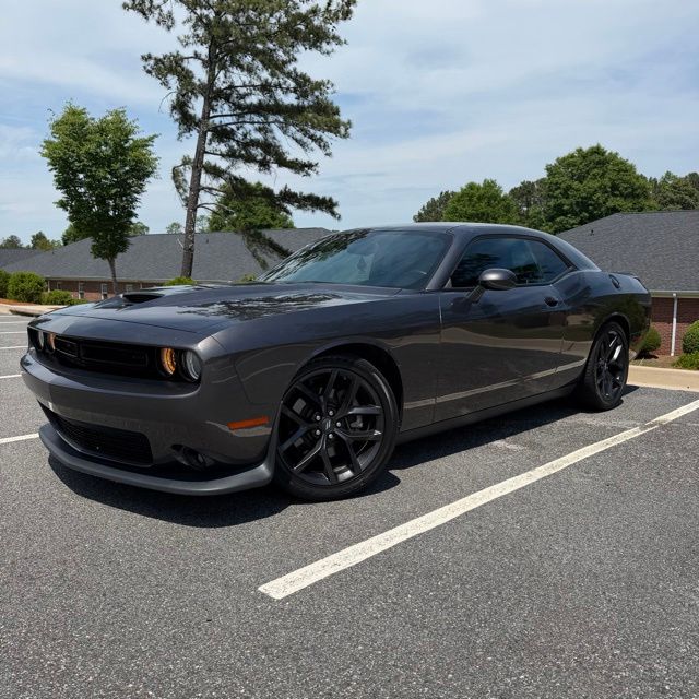 Gray (Granite Crystal Metallic Clearcoat) 2022 Dodge Challenger GT RWD Coupe Rear-Wheel Drive 8-Speed Automatic