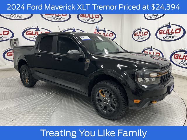 Shadow Black 2024 Ford Maverick Pickup Truck All-Wheel Drive 8-Speed Automatic