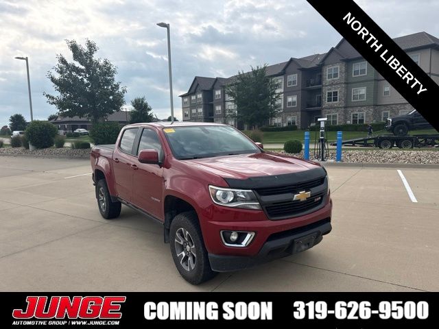 Red Rock Metallic 2016 Chevrolet Colorado Pickup Truck Four-Wheel Drive 6-Speed Automatic