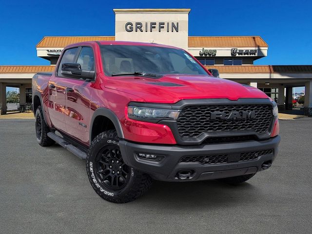 Molten Red Pearlcoat 2026 RAM 1500 Rebel Crew Cab 4WD Pickup Truck Four-Wheel Drive 8-Speed Automatic