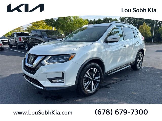Pearl White 2017 Nissan Rogue SUV / Crossover Front-Wheel Drive Continuously Variable Transmission