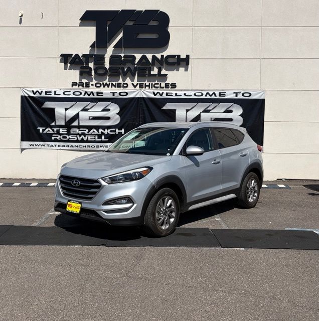 Molten Silver 2018 Hyundai Tucson SUV / Crossover All-Wheel Drive 6-Speed Automatic