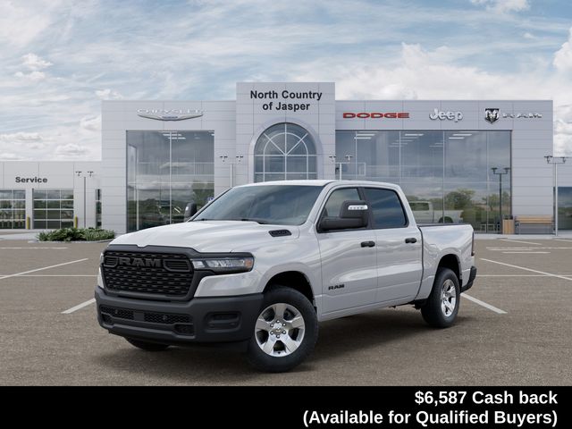 Bright White Clearcoat 2026 RAM 1500 Pickup Truck Four-Wheel Drive 8-Speed Automatic
