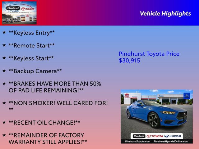 Used 2024 Ford Mustang Coupe