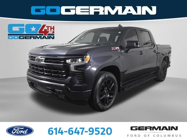 Dark Ash Metallic 2022 Chevrolet Silverado 1500 Pickup Truck Four-Wheel Drive Automatic