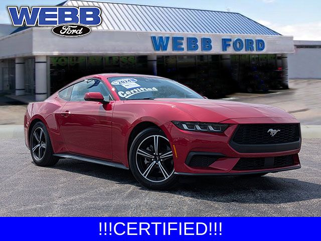 Rapid Red Metallic Tinted Clearcoat 2024 Ford Mustang Coupe Rear-Wheel Drive Automatic