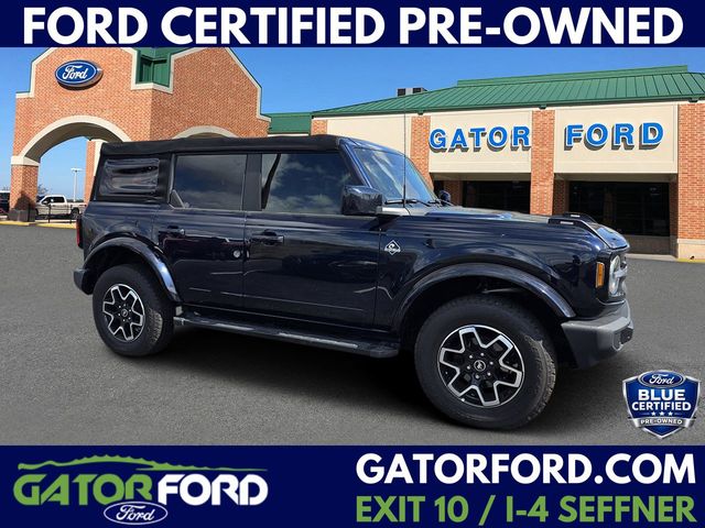 Antimatter Blue Metallic 2021 Ford Bronco Outer Banks 4-Door 4WD SUV / Crossover Four-Wheel Drive Automatic