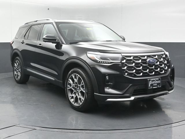Black Metallic 2025 Ford Explorer SUV / Crossover All-Wheel Drive Automatic