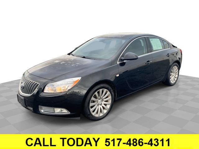 Carbon Black Metallic 2011 Buick Regal CXL Sedan FWD Sedan Front-Wheel Drive 6-Speed Automatic Overdrive