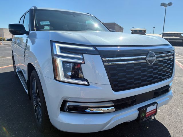 2026 Nissan Armada Platinum Reserve White at McGavock Nissan of Amarillo
